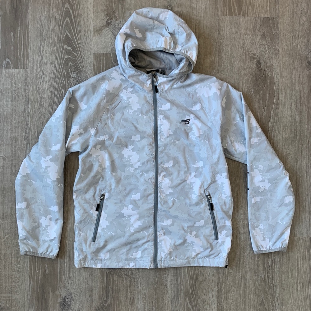 New Balance windbreaker with print logo